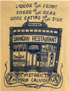 Vintage 80's Shanghai Restaurant Auburn California tee