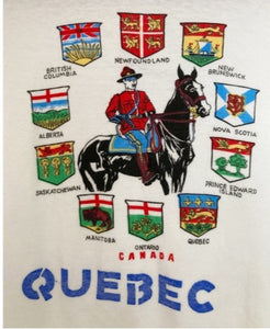 Vintage 70's Quebac Canada &nbsp;baby tee