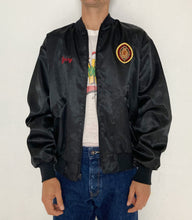 Load image into Gallery viewer, RARE Vintage Hollywood MAGIC CASTLE Magician Magicman satin bomber jacket